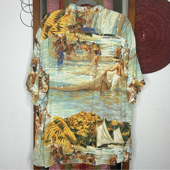 Jams World Hawaiian Hukilau Button Down size Large - Picture 8 of 8